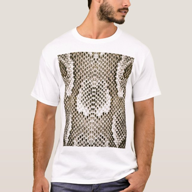 Camiseta Piel de Python: Diseño de Patrón Animal (Anverso)