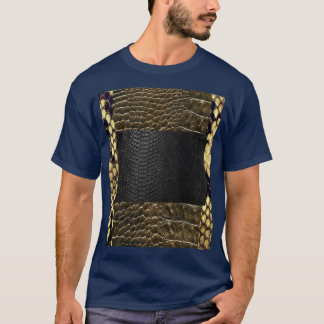 Camiseta Piel de serpiente Moda Textura Foto Diseño