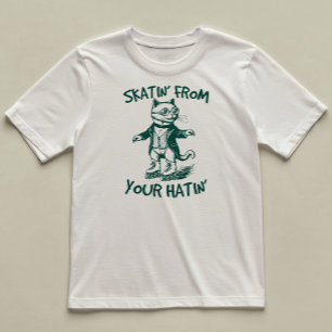 Camiseta Piel De Su Gato Gracioso De Hatin Ilustrado
