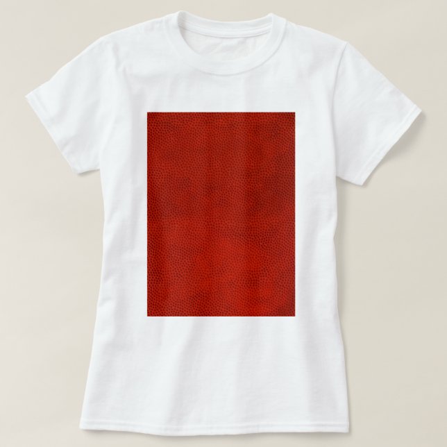 Camiseta Piel de textura más cercana al baloncesto (Diseño del anverso)