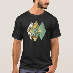 Camiseta Piel de vaca de la salida del sol del desierto de