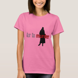 Camiseta Piel es asesinato