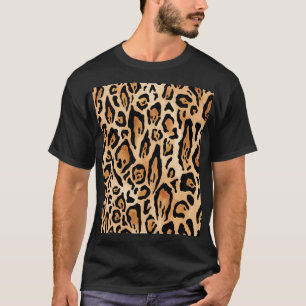 Camiseta Piel leopardo: Patrón eterno sin foco