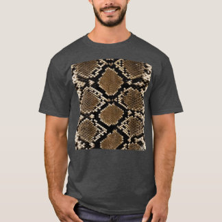 Camiseta Piel marrón de serpiente