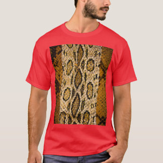 Camiseta Pieles de serpiente Foto Diseño de textura