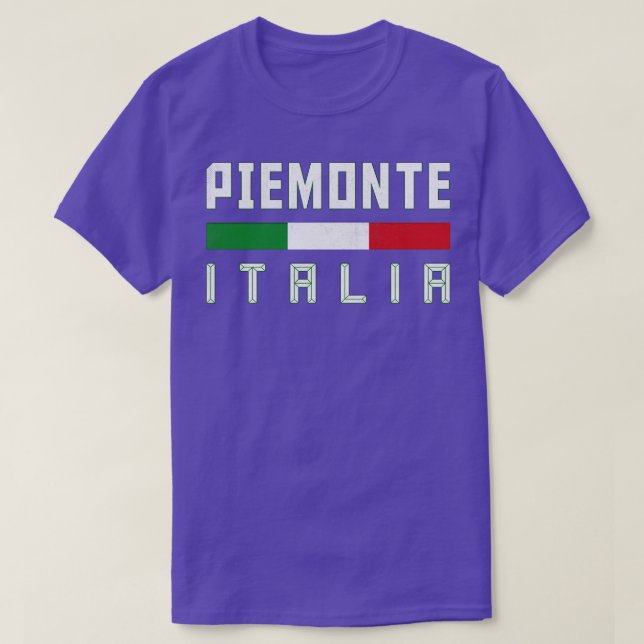 Camiseta Piemonte Piedmont Italia (Diseño del anverso)