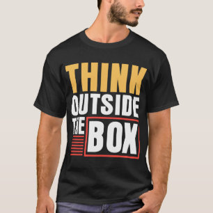 CAMISETA PIENSA AL LADO DE LA CAJA