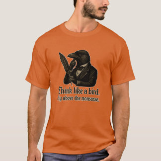 Camiseta Piensa como un chica de pájaro