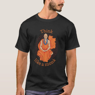 Camiseta Piensa como un monje Comunidad religiosa Monje