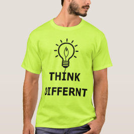 Camiseta Piensa diferente