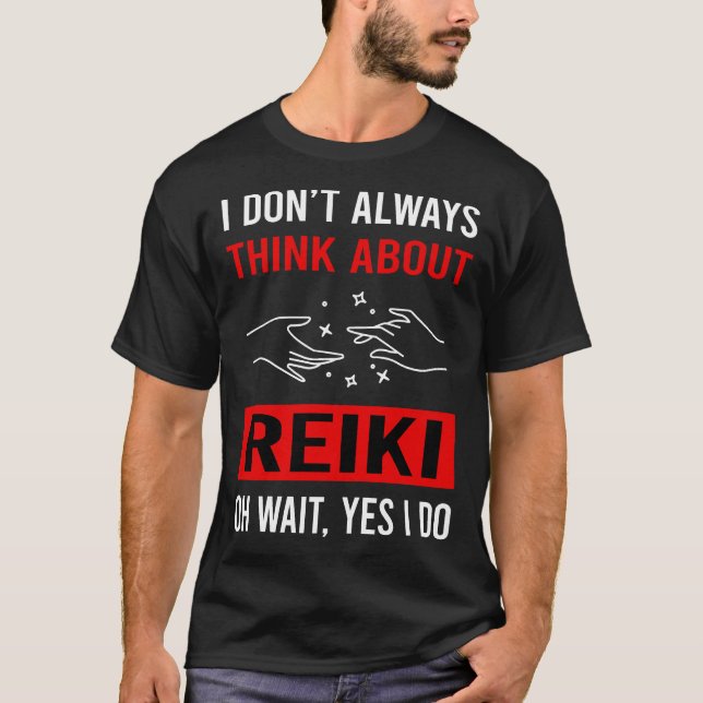 Camiseta Piensa en Reiki (Anverso)