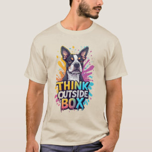 Camiseta Piensa Fuera de la Caja: Adorable Retrato de Perro