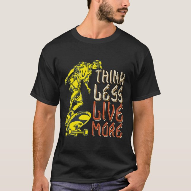 Camiseta Piensa menos en vivo (Anverso)