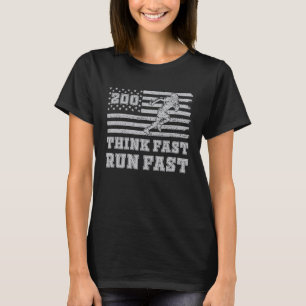 Camiseta Piensa Rápido Corre Rápido Poderes Fútbol American
