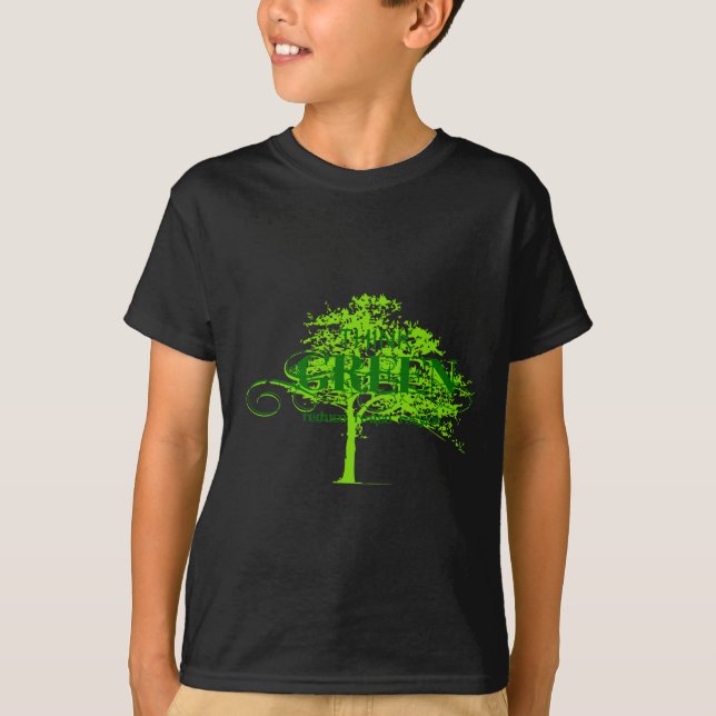 Camiseta Piensa Verde  (Anverso)