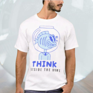 Camiseta Piense Dentro Del Tazón