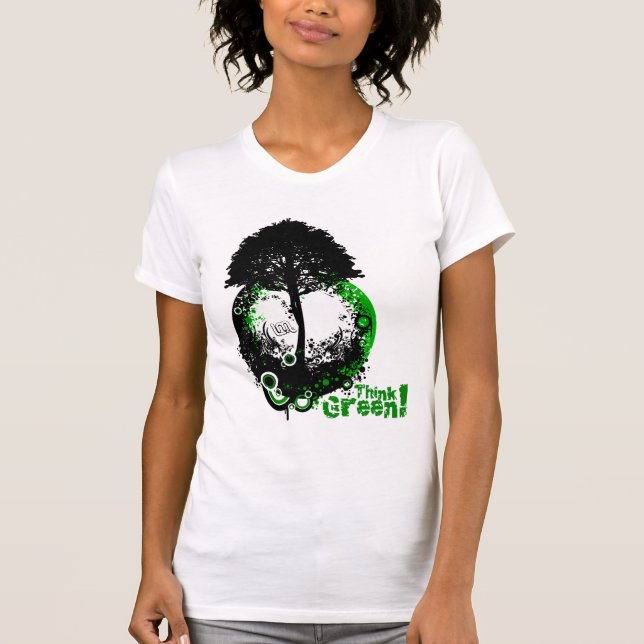 Camiseta Piense el verde (Anverso)