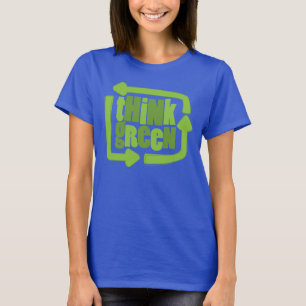 Camiseta Piense el verde