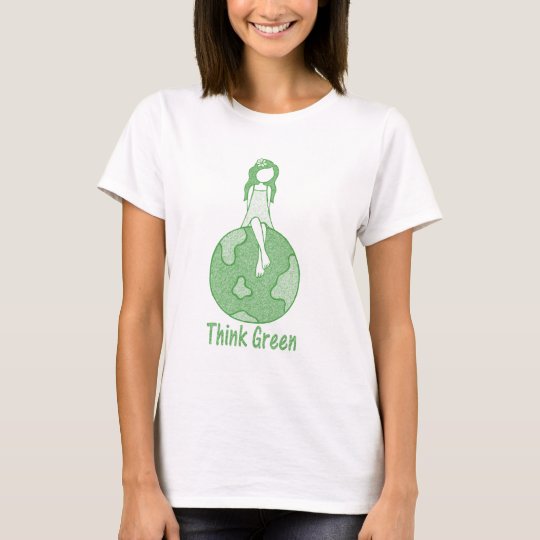 Camiseta Piense el verde
