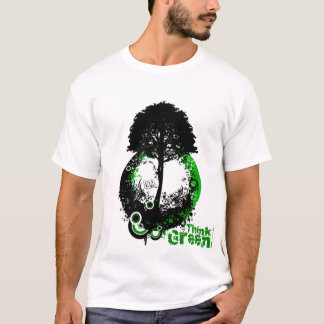 Camiseta Piense el verde