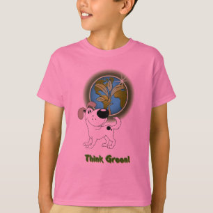 Camiseta ¡Piense el verde! (Cutie)