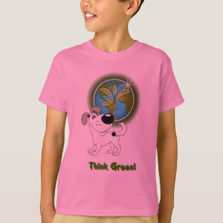 Camiseta ¡Piense el verde! (Cutie)