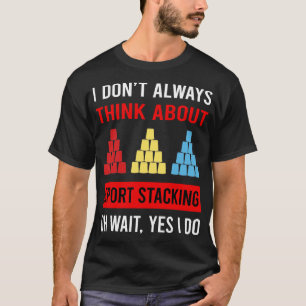 Camiseta Piense en el Stacking Speed Stacking de la Copa De