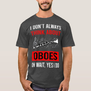 Camiseta Piense en Oboe