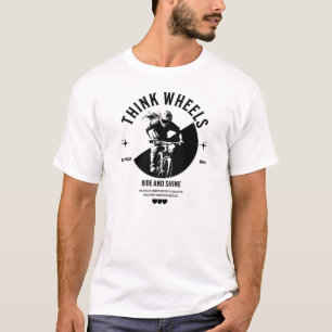 Camiseta Piense en Ruedas - Viaje y Brillo
