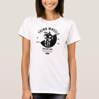 Camiseta Piense en Ruedas - Viaje y Brillo