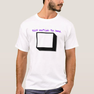 Camiseta piense fuera de la caja