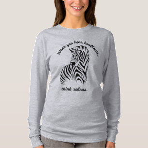 Camiseta Piense la enfermedad rara de las cebras…