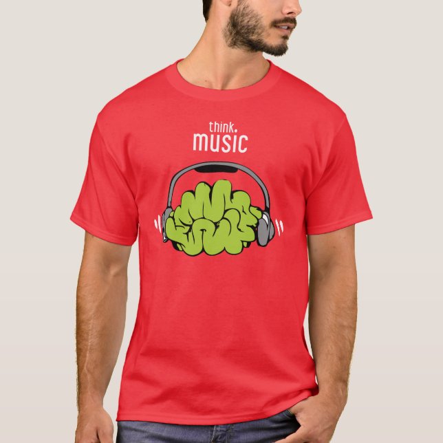 CAMISETA PIENSE LA MÚSICA (Anverso)