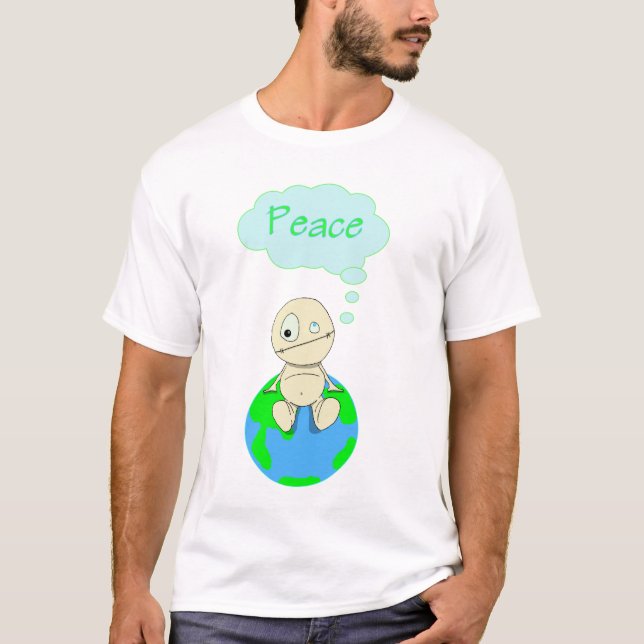 Camiseta Piense… la paz (Anverso)