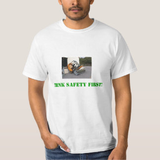 Camiseta ¡Piense la seguridad primero!
