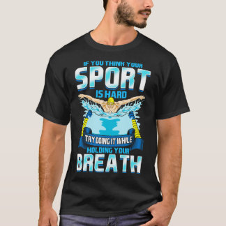 Camiseta Piense que su deporte lo hace con fuerza, aguantan