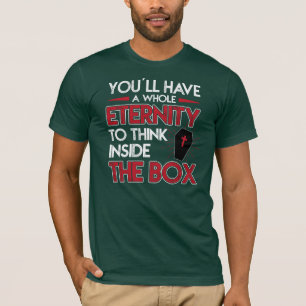 Camiseta Piensen Fuera De La Caja Ahora El Regalo De Humor 