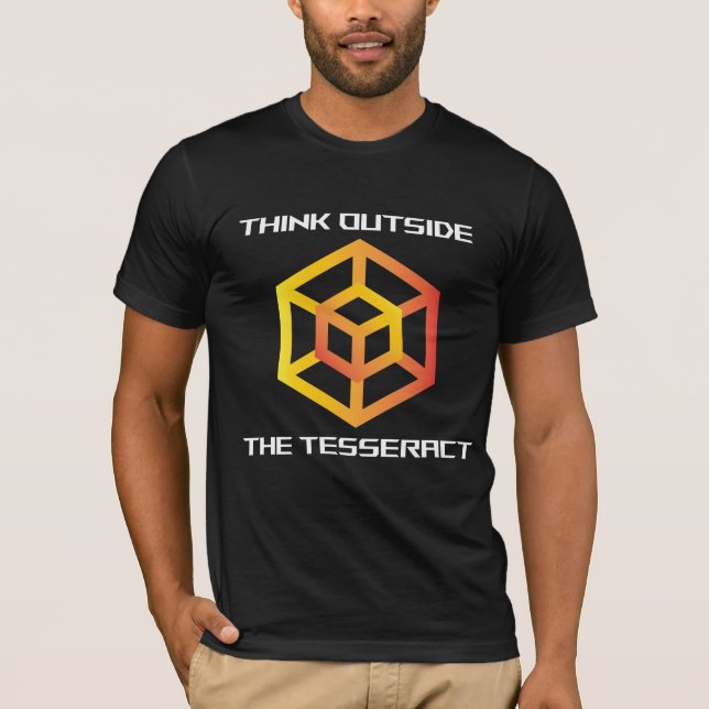 Camiseta Piensen Fuera De La Geometría De Matemáticas De Te (Anverso)