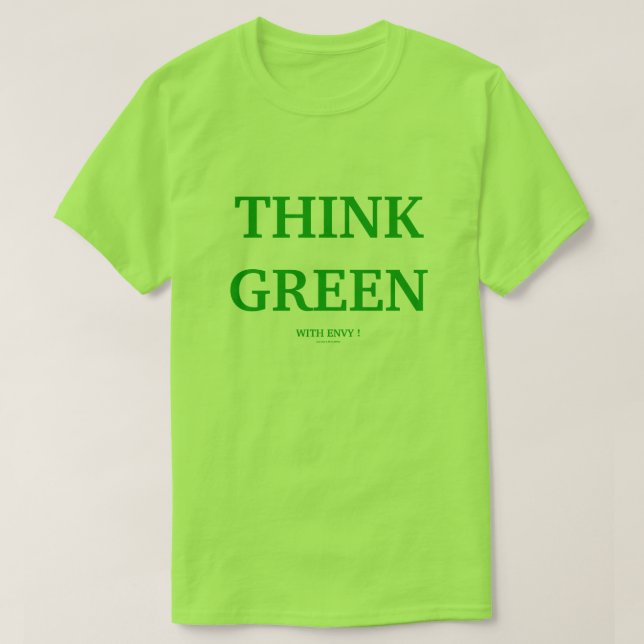CAMISETA ¡PIENSEN VERDE CON ENCANTO! (Diseño del anverso)