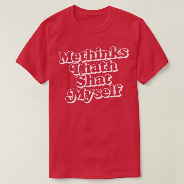 Camiseta Pienso En Hath Shat Mys (Diseño del anverso)