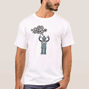 Camiseta ¡Pienso en robot - el robot de Steampunk habla!
