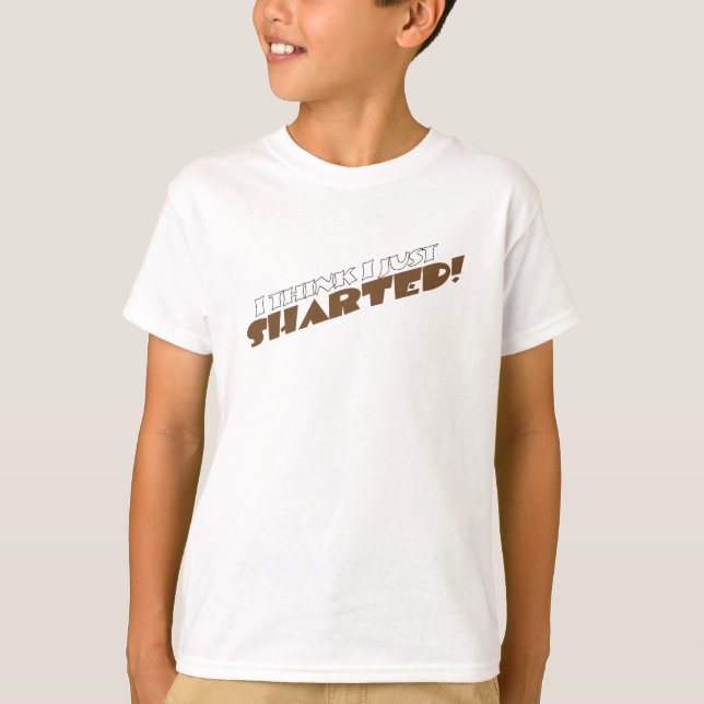 Camiseta Pienso I apenas Sharted T (Anverso)