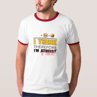 Camiseta Pienso que por lo tanto soy una teísta