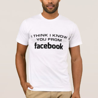 Camiseta Pienso que sé u de Facebook
