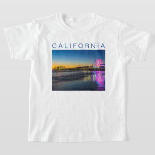 Camiseta Pier de Santa Mónica   Los Ángeles, California