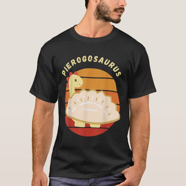 Camiseta Pier Dumplings para Pierogosaurus Polaco Pierogi (Anverso)