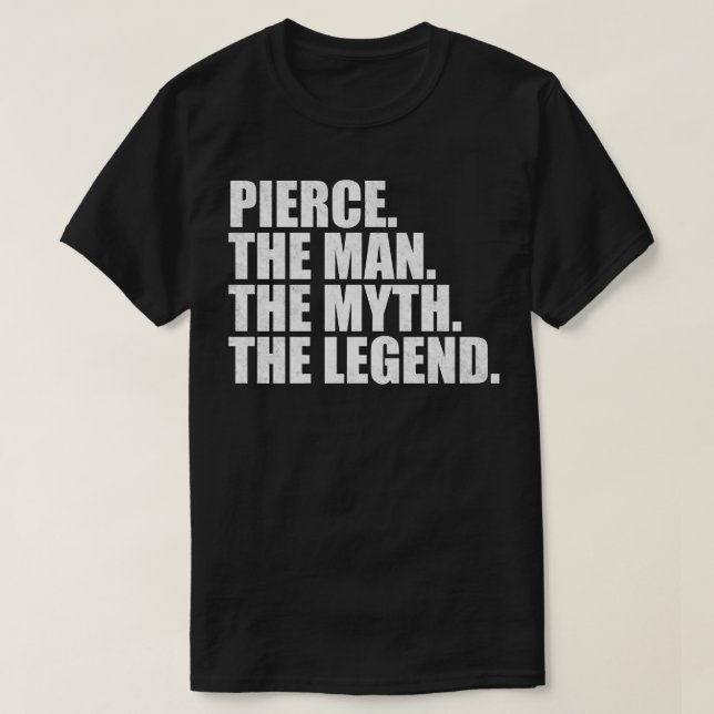 Camiseta PiercePierce Name Pierce (Diseño del anverso)