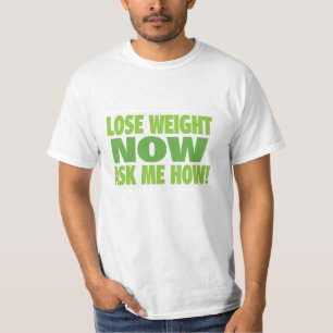 Camiseta Pierda el peso ahora me preguntan cómo