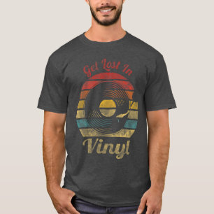 Camiseta Pierde en vinilo Disco Retro Música vintage regalo