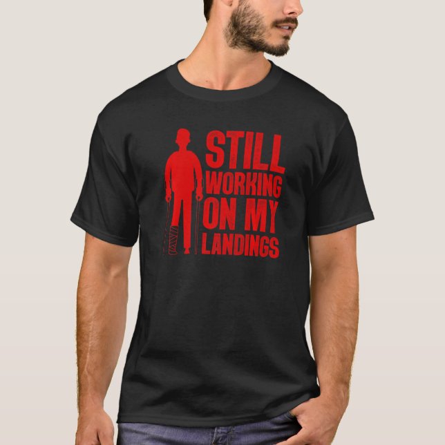 Camiseta Pierna Cuta Rompida Para Hombres Hombres Cirugía D (Anverso)